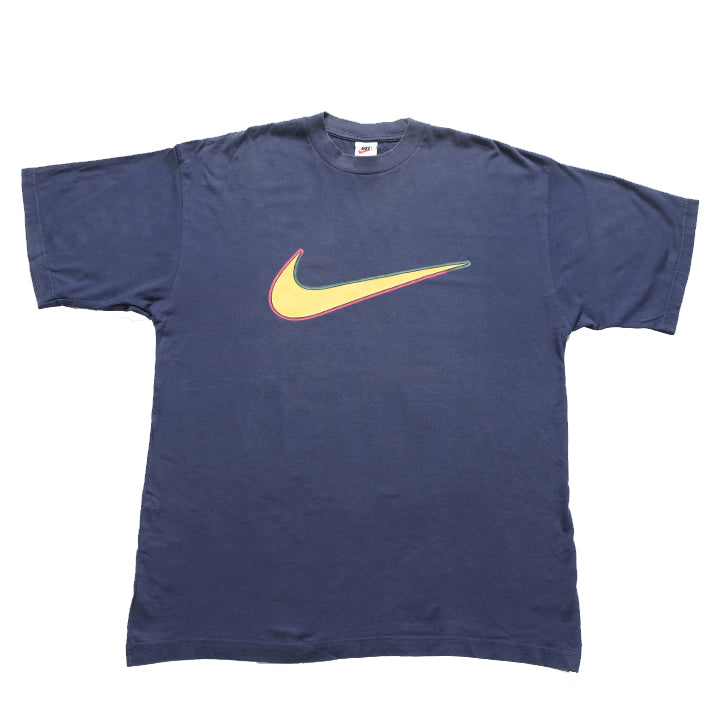 Vintage Nike Big Swoosh T-Shirt - XL