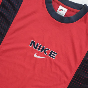 Vintage RARE Nike Centre Embroidered Logo T-Shirt - L