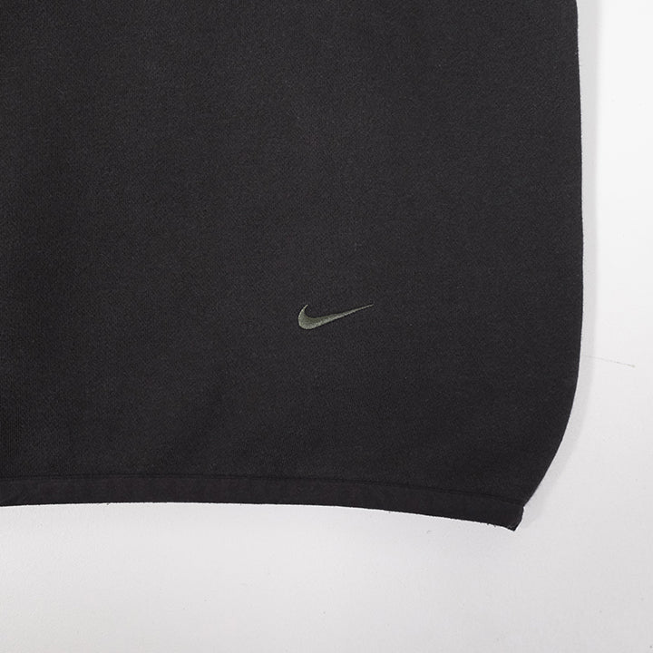 Vintage Rare Nike Embroidered Spell Out Quarter Zip Sweatshirt - XL
