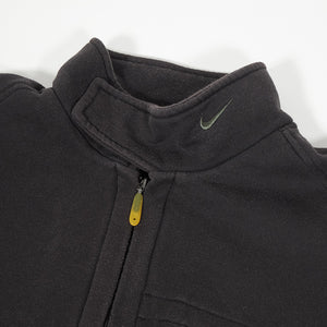 Vintage Rare Nike Embroidered Spell Out Quarter Zip Sweatshirt - XL
