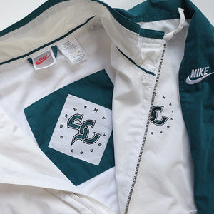 Vintage RARE Nike Supreme Court Embroidered Logo Jacket - L