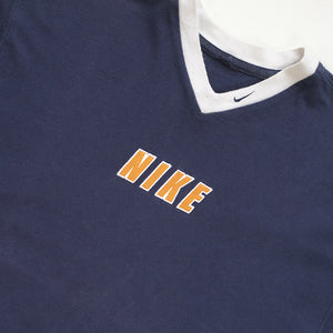 Vintage Nike Embroidered Spell Out T-Shirt - L