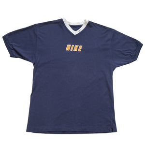 Vintage Nike Embroidered Spell Out T-Shirt - L
