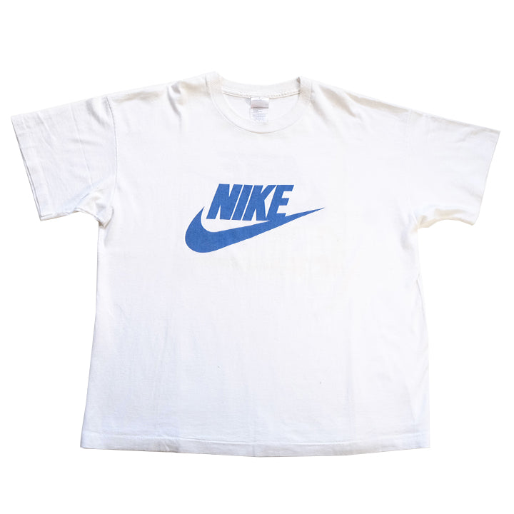 Vintage Rare Nike Front & Back Logo Single Stitch T-Shirt - XL