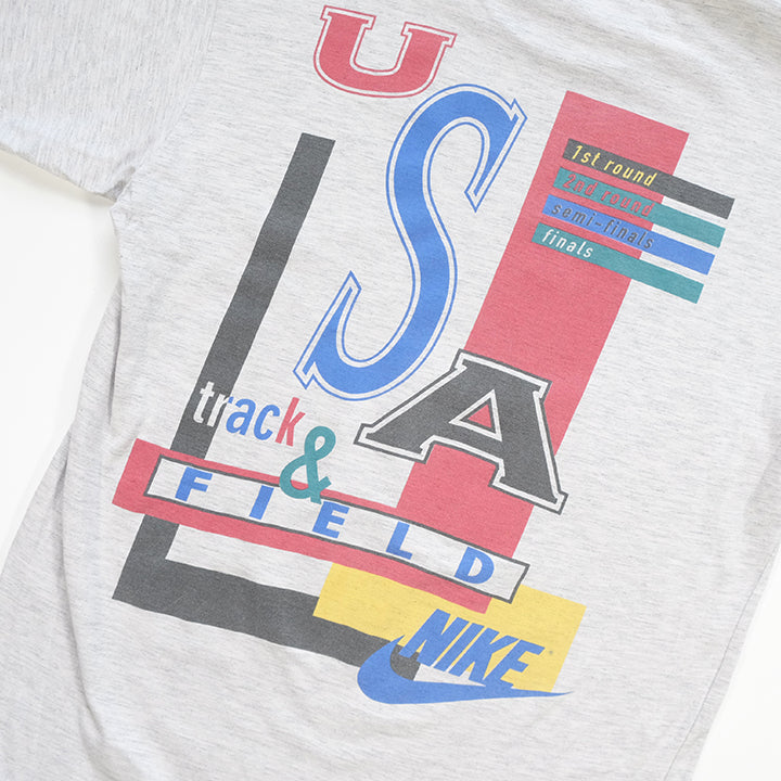 Vintage RARE Nike Track & Field USA T-Shirt - S