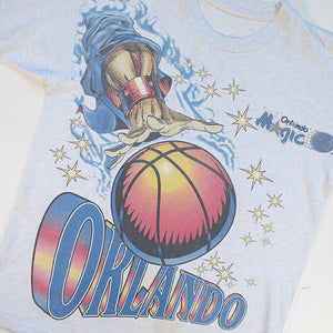 Vintage RARE Orlando Magic Front Back All Over Graphic T Shirt M L