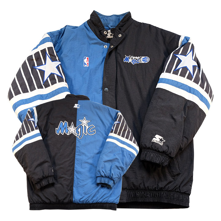 Vintage RARE Starter Orlando Magic Big Embroidered Logo Jacket - XL