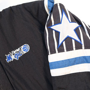 Vintage RARE Starter Orlando Magic Big Embroidered Logo Jacket - XL