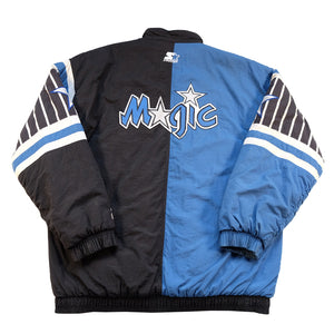 Vintage RARE Starter Orlando Magic Big Embroidered Logo Jacket - XL