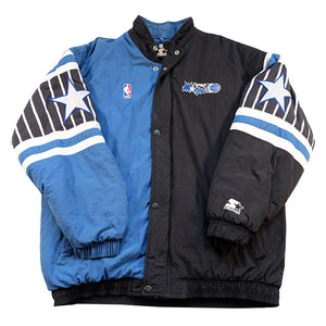 Vintage RARE Starter Orlando Magic Big Embroidered Logo Jacket - XL