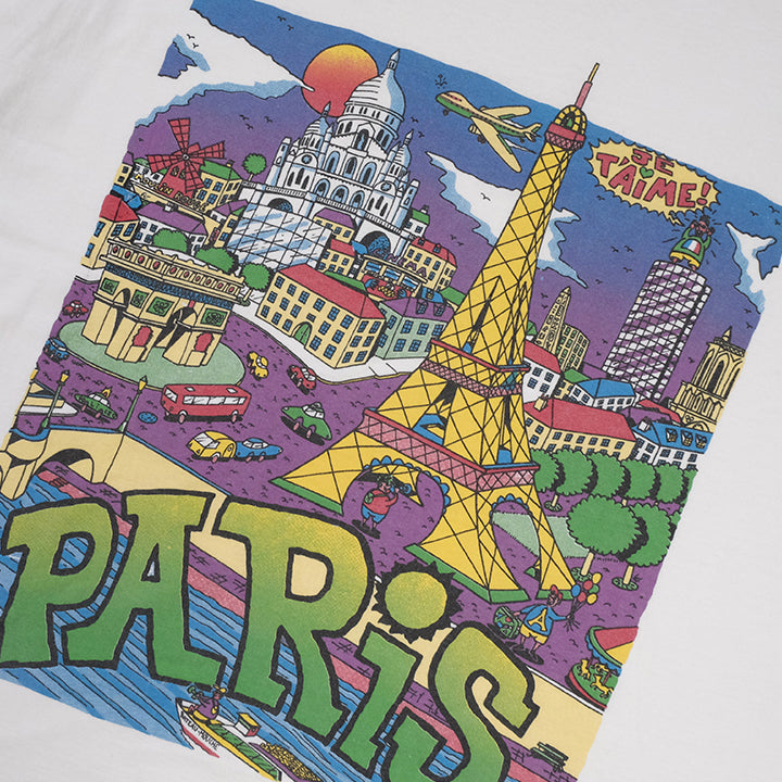 Vintage Paris Graphic Single Stitch T-Shirt - XL