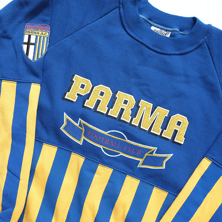 Vintage 90s Parma FC Spell Out Crewneck - L