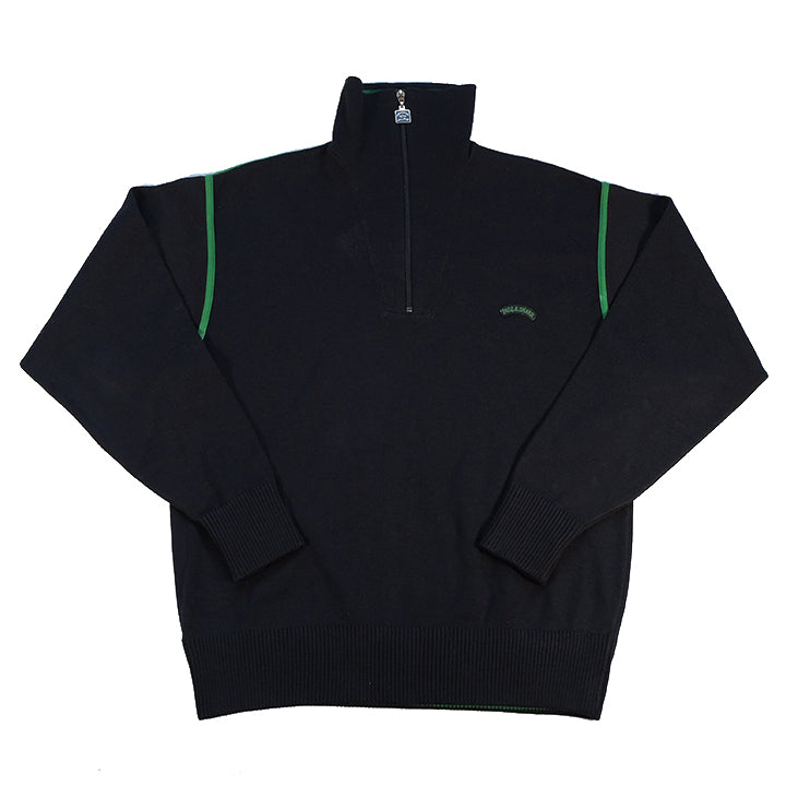 Vintage Paul & Shark Embroidered Logo Quarter Zip - M