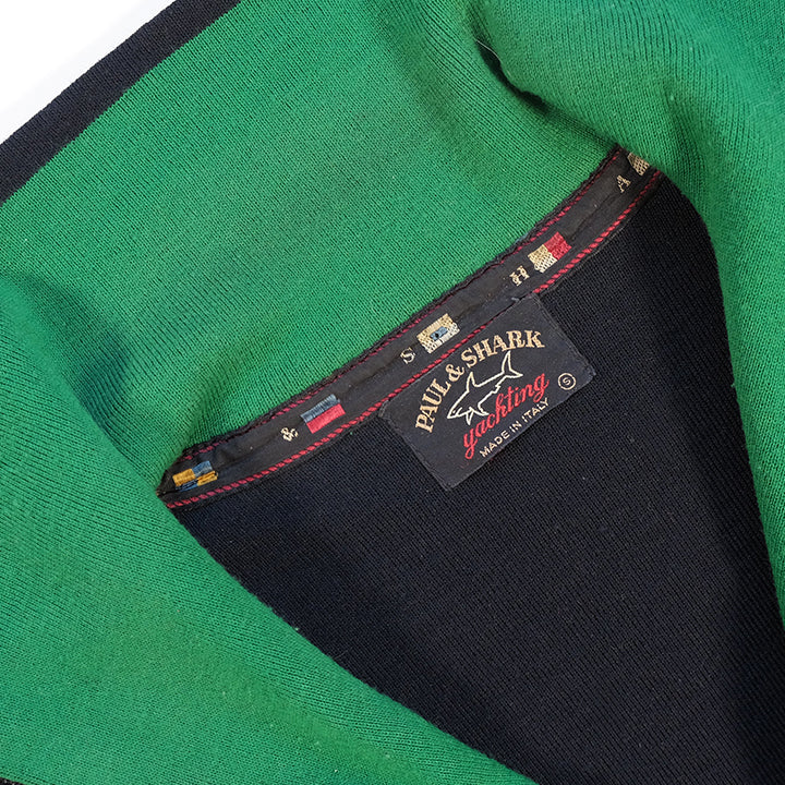 Vintage Paul & Shark Embroidered Logo Quarter Zip - M