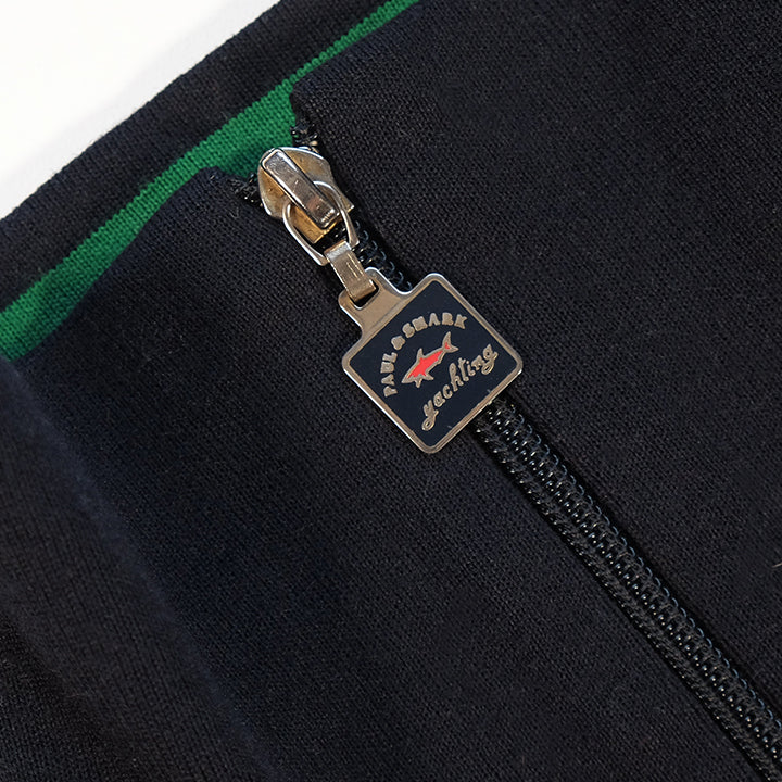 Vintage Paul & Shark Embroidered Logo Quarter Zip - M