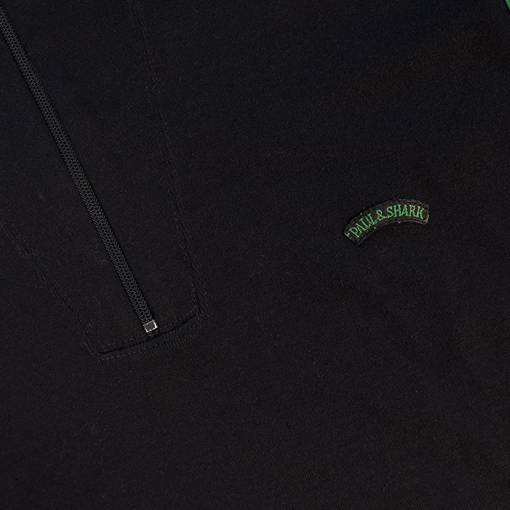 Vintage Paul & Shark Embroidered Logo Quarter Zip - M