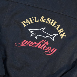 Vintage Paul & Shark Big Embroidered Logo Made In Italy Wool Jacket - XL