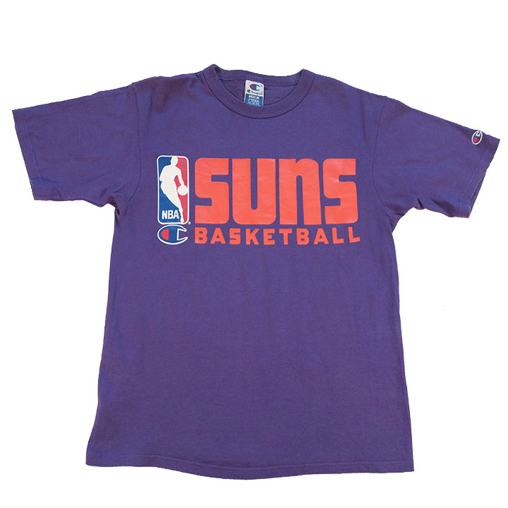 Vintage Phoenix Suns Basketball Spell Out T-Shirt - M