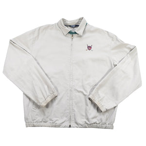 Vintage Polo Ralph Lauren Golf Cotton Drill Harrington Jacket Made In USA - L