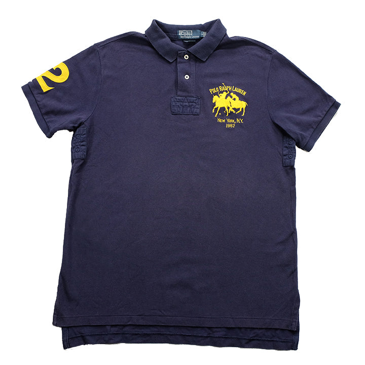Vintage Polo Ralph Lauren Embroidered Logo Polo Shirt M