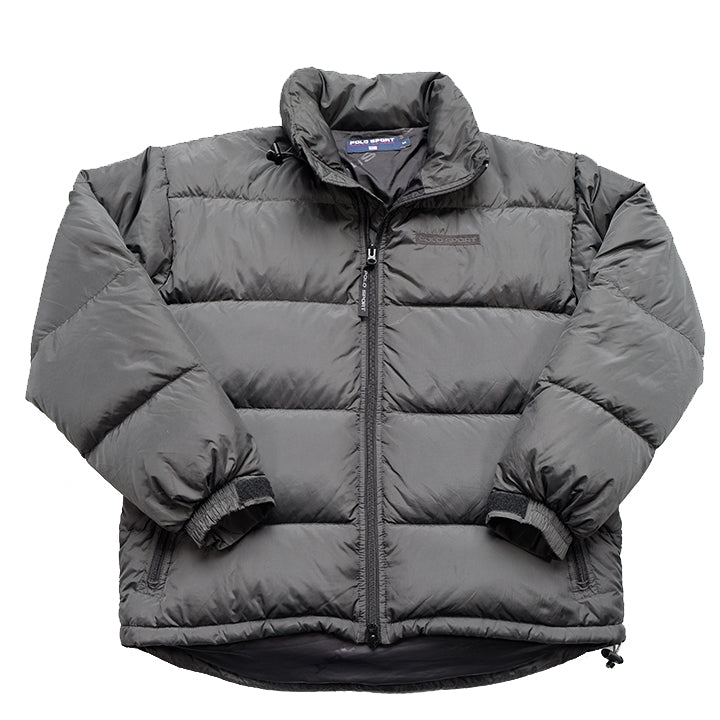 Puffy polo jacket online