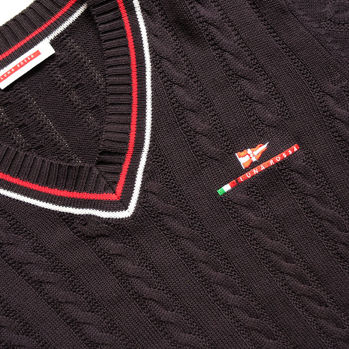 Vintage Prada Luna Rossa Knit Sweater - M