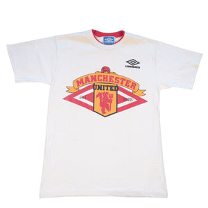 Vintage 1990s RARE Umbro Manchester United T-Shirt - L