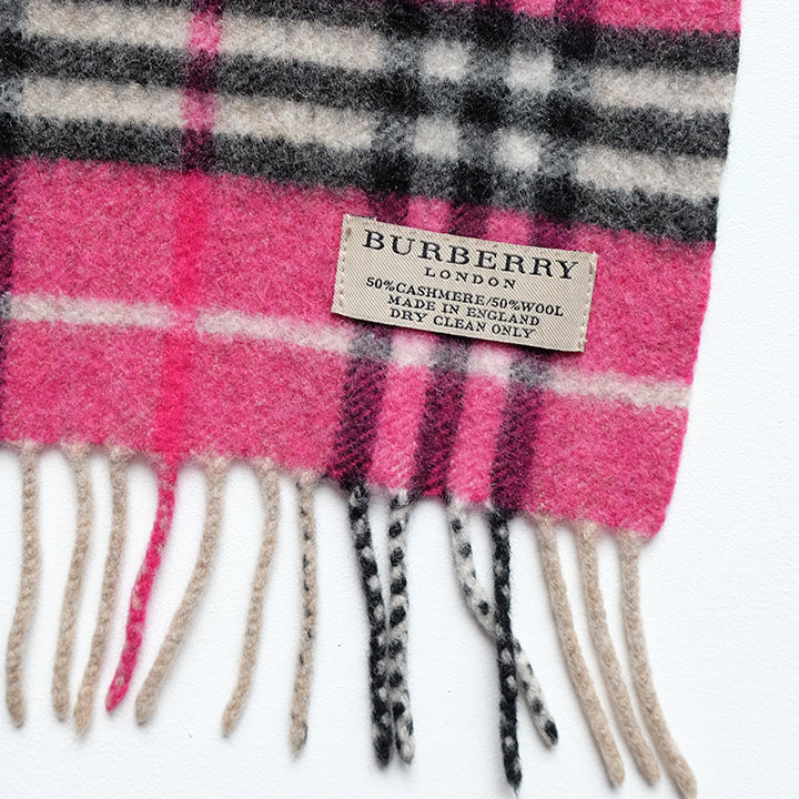 Burberry 50 cashmere 50 wool scarf xl shop