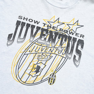 Vintage RARE Juventus Show The Power Graphic Single Stitch T-Shirt - XL