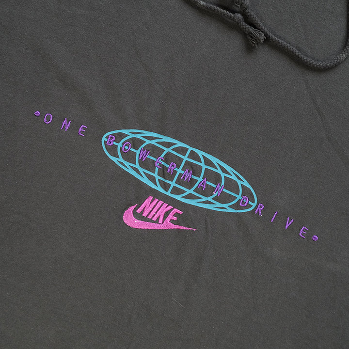 Vintage RARE Nike Grey Tag Embroidered Logo Pullover - XL