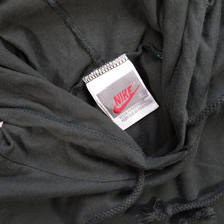 Vintage RARE Nike Grey Tag Embroidered Logo Pullover - XL