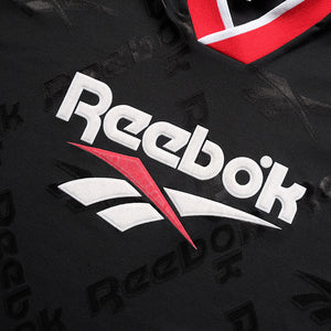 Vintage 1992 Reebok Big Logo All Over Print Top - L