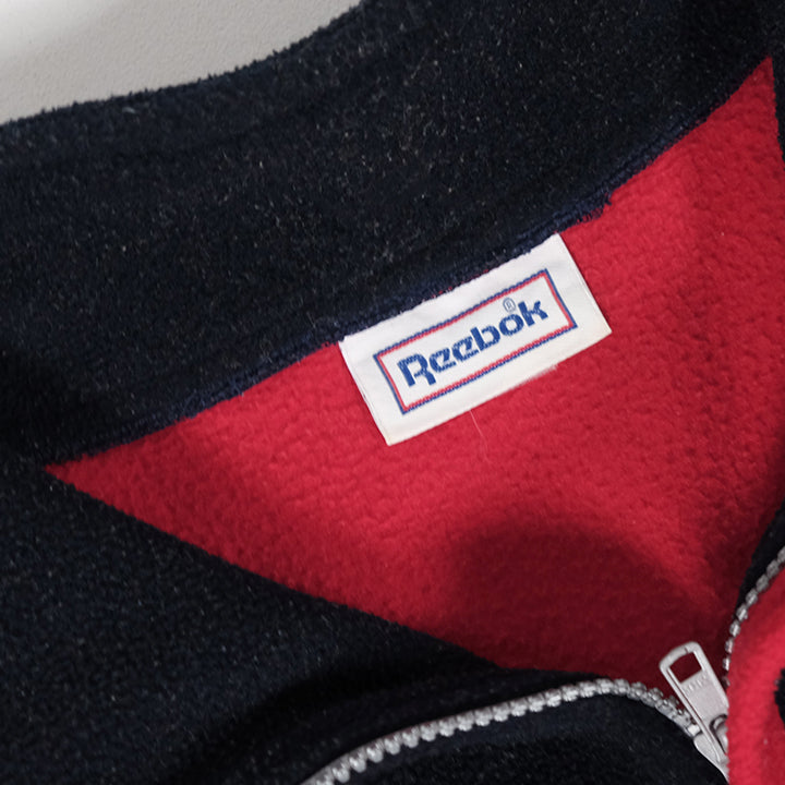 Vintage Reebok Running Quarter Zip Fleece - M