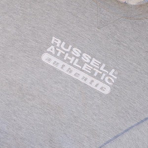 Vintage Russell Athletic Embroidered Spell Out Crewneck - L