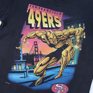 Vintage San Fransisco 49ers Big Graphic Single Stitch T-Shirt - L/XL