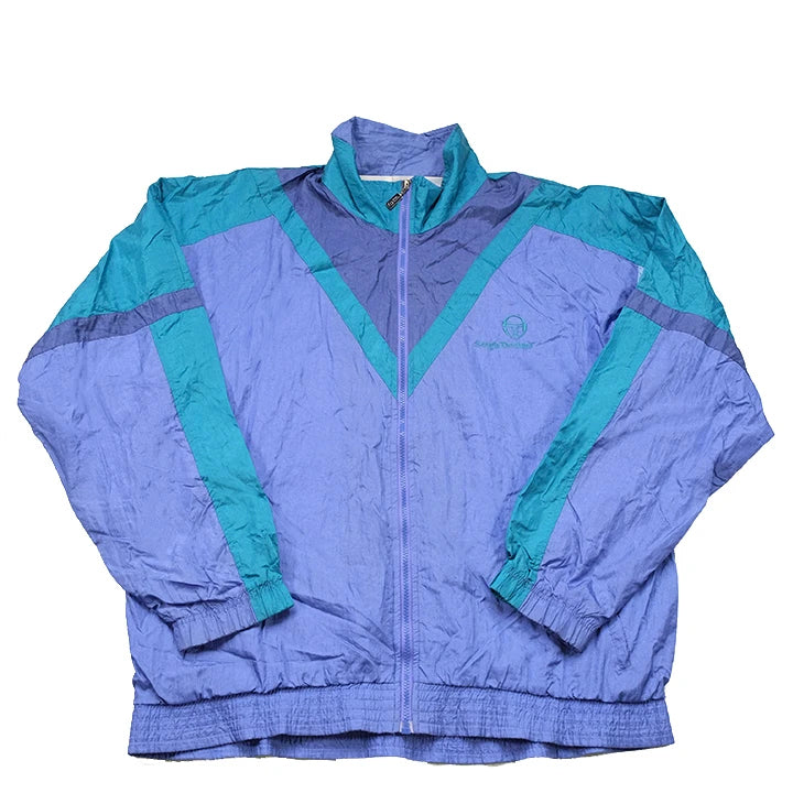 Vintage Sergio Tacchini Embroidered Logo Track Jacket - L