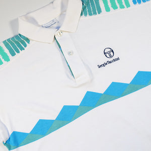 Vintage 80s Sergio Tacchini Embroidered Logo Polo - S