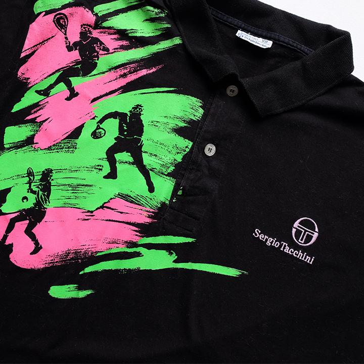 Vintage RARE 80s Sergio Tacchini Polo Made In Italy - M