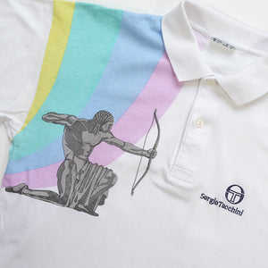 Vintage RARE Sergio Tacchini Embroidered Tennis Shirt - M