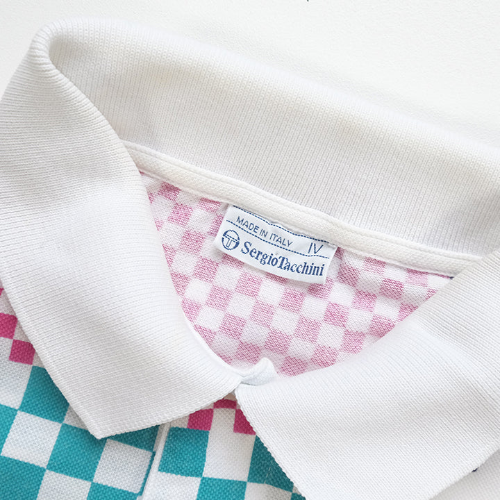 Vintage Sergio Tacchini Embroidered Tennis Shirt - M/L