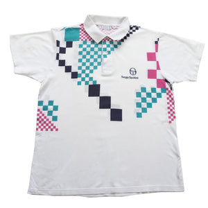 Vintage Sergio Tacchini Embroidered Tennis Shirt - M/L