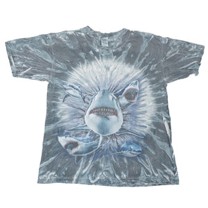 Vintage Shark Tie Dye Graphic T-Shirt - L