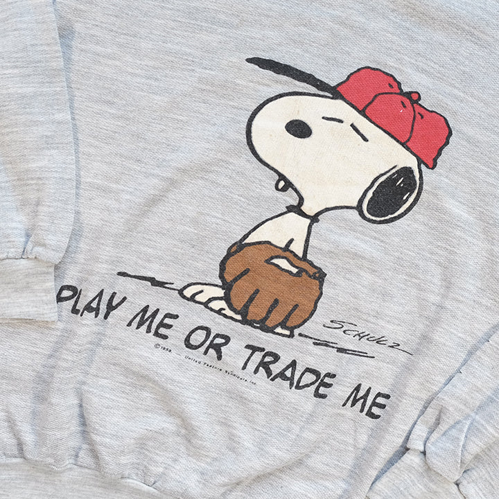 Vintage 1970s Snoopy Play Me Or Trade Me Crewneck - L/XL