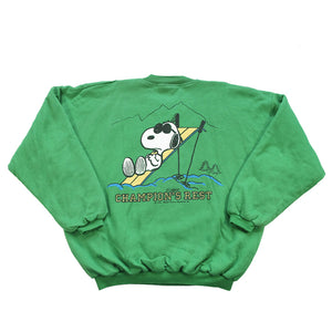 Vintage 1970s Snoopy Champions Rest Sweatshirt - XL
