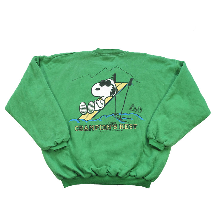 Vintage 1970s Snoopy Champions Rest Sweatshirt - XL