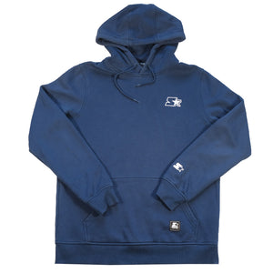 Vintage Starter Embroidered Logo Hooded Sweatshirt - L