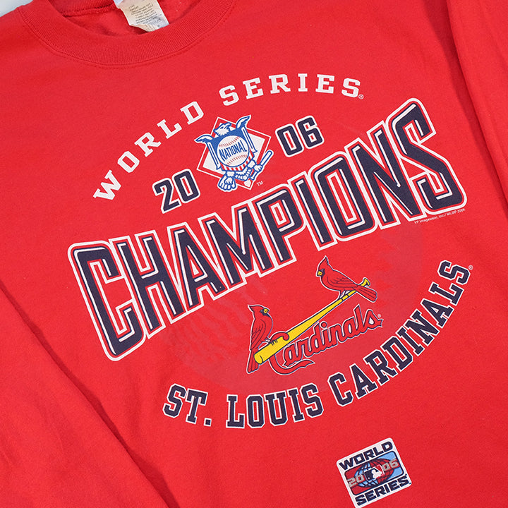 Vintage St Louis Cardinals Spell Out Crewneck - XL