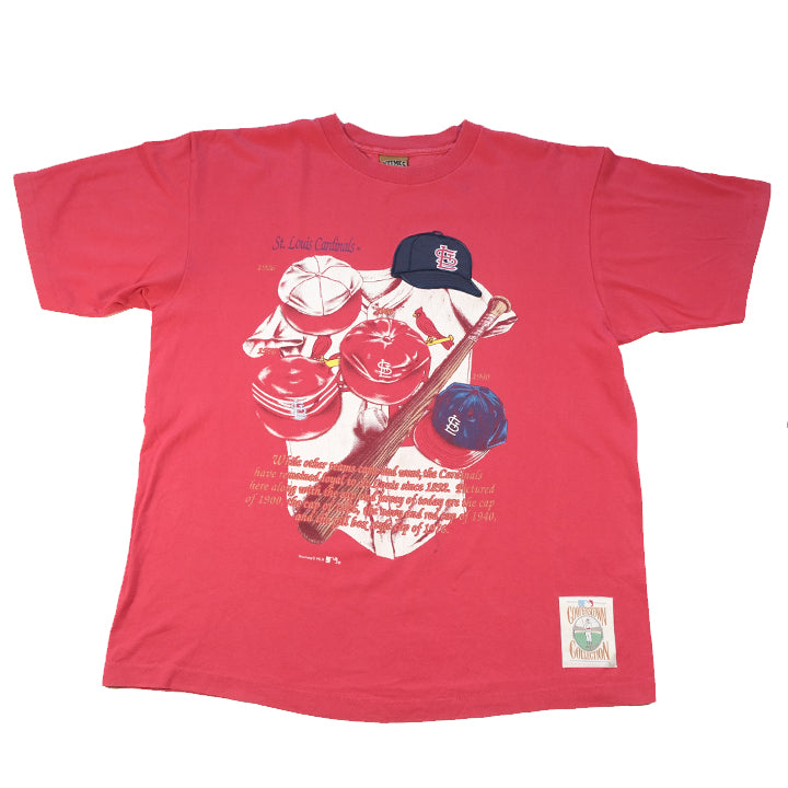 Vintage St Louis Cardinals Big Graphic Single Stitch Made In USA T-Shirt - XL