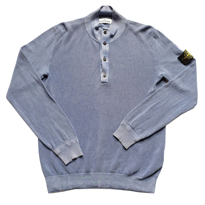 Vintage 2013 Stone Island SS Button Funnel Pullover - L