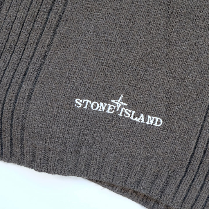 Vintage Stone Island Embroidered Logo Scarf